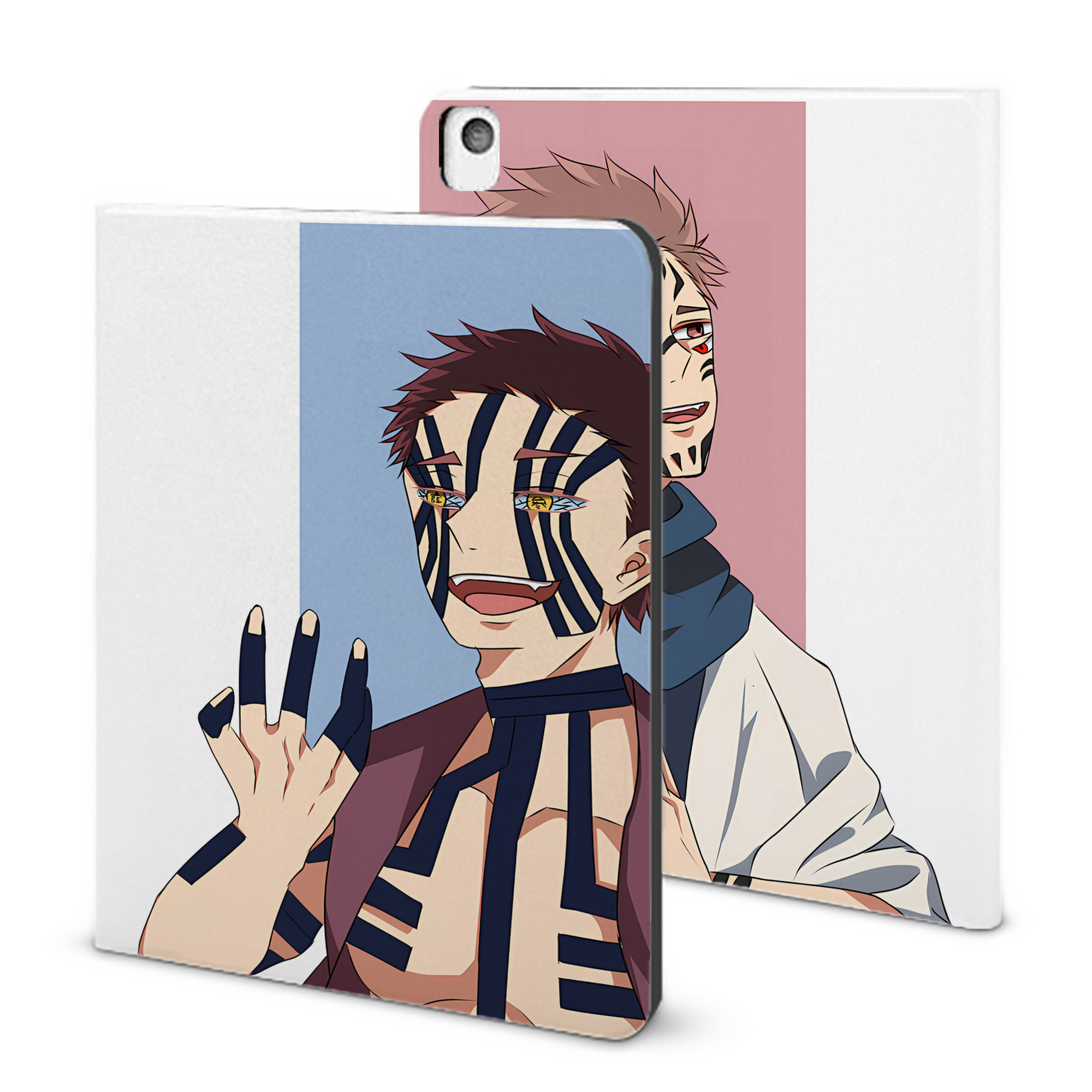 （画像用） 呪術廻戦 Jujutsu Kaisen IPadケース ペンホルダー付き ブックスタイルデザイン